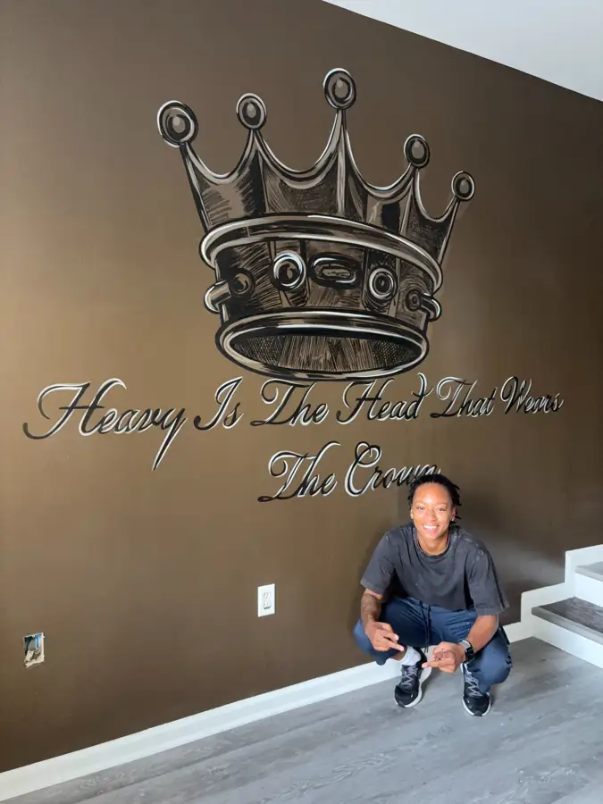 Finished crown wall